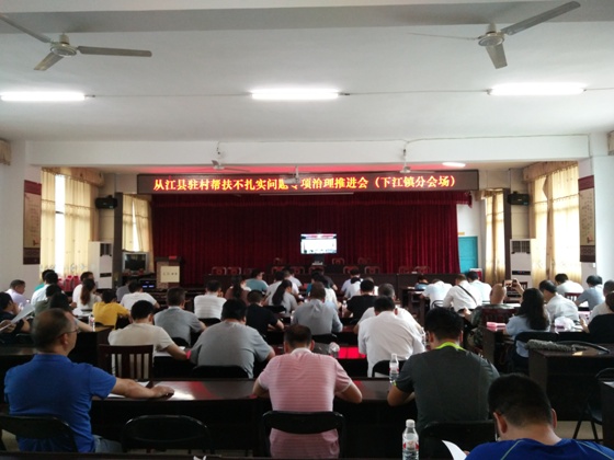 从江县召开驻村帮扶不扎实问题专项治理工作推进会_黔东南组织工作